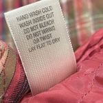 cj banks  Womens 1X Pink Plaid Quilted Jacket Vest Button Ranch Rodeo Old Money Photo 5