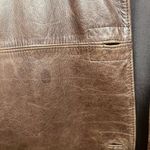 Eddie Bauer Vintage Brown  Leather Coat Photo 8