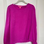 Lilly Pulitzer Lambert Pink Elderberry top size S Photo 0