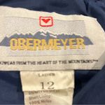 Obermeyer 🍒 VINTAGE NAVY BLUE LIGHTWEIGHT SHELL SNOW PANTS SIZE 12🍒 Photo 4