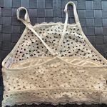 Lace Crop Top 👑 Tan Size M Photo 4