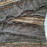 Max Studio  Black Ruffle and Lace Tank S Photo 5