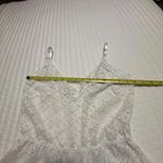 Frederick's of Hollywood Frederick’s Of Hollywood White Floral Lace Romper Lingerie Sz L Large Photo 2