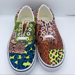 Vans unisex patchwork authentic leopard snake sneakers Photo 9