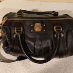 Marc Jacobs  Black Leather Trish Duffel Bowler bag Photo 3
