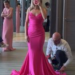 Jessica Angel Strapless Pink dress Photo 5