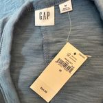 Gap  Blue 100% Cotton Shirt Dress Size M NWT Photo 2