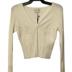 Freshman 1996 Sweater Knit Cropped Top & Maxi Skirt Lg White Twisted Front NWT Photo 2