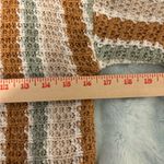 Love Riche  Beige and Green Striped Cardigan Photo 3