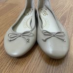 Sam Edelman Taupe beige leather ballet bow flats shoes size US 6.5 Photo 2