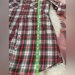 Victoria's Secret Victoria Secret Women Top Large Red Plaid Cotton Blend Long Sleeve Pajama Shirt Photo 2