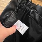 EXPRESS Super High Rise Faux Leather Belted Ankle Pants Photo 3