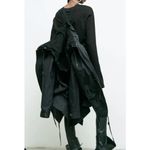 Nicholas K x Free People Byard Trench Coat with Waxed Cotton Size XS Like New Blue Photo 1