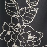 Amanda Smith  Black and Cream Floral Midi Dress Size 8 Photo 9