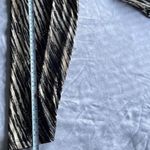 MSK Women’s Gold/Black Sparkle Neck Slinky Western Stretch Top Blouse Size 2XL Black Photo 5