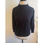 Givenchy  Black Wool Mock Neck Sweater Logo XS Photo 2
