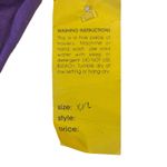 Body Wrappers Body Wrapper Purple Floral Print Wrap Bodysuit XXL Made in USA VTG Photo 8