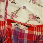 plaid summer cropped tank top Red Size XS Photo 1