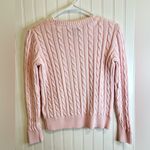 Ralph Lauren Polo  kids Light Pink Cable Knit Sweater. Size L 10-14. Photo 2