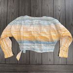 We The Free Wrap Top Maldives Stripe Misty Combo Size Medium Coastal Cowgirl Photo 6