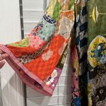 Johnny Was  Samantha Blouse Asian Samurai Boho Patchwork Print 3/4 Sleeve Sz S Photo 3