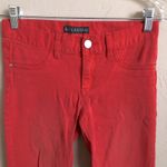 Billabong Orange Peddler Cropped Skinny Jeans Photo 1