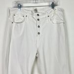 J.Crew NWT 10" Vintage Slim-Straight Jean in White Button Fly Size 33 NEW Photo 1