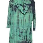 Soft Surroundings  Women's Tie Dye Cowl Neck Dress Green Size Small Photo 0