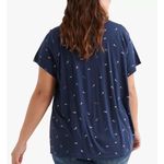 Lucky Brand  Floral Boho Printed T-Shirt Size 1X Photo 6