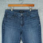 Riders By Lee  Jeans Womens 14L 35x28 Mid Rise Straight Leg Distressed Stretch Photo 2