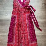 Free People (NWT) Cabbage Rose Satin Wide Leg Sleeveless Jumpsuit Size 8 Photo 2