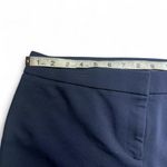 Rafaella  Curvy Navy Blue Stretchy Shorts with Gold Grommet on leg size 12p Photo 2