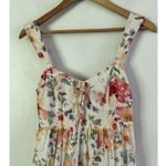 Yumi Kim Charli Dress Pink Floral Tiered Maxi Women’s Size Small Photo 3