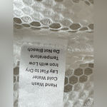 Ming Wang  Full Zip Mesh Jacket Women's  M White w/Black Trim
3/4 Sleeves Classic Photo 6