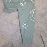 Altar'd State Women's Large Smiley Face Cropped Sweater Sage Green Photo 5