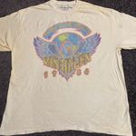 Urban Outfitters Van Halen Yellow Oversized Tee S/M Photo 3