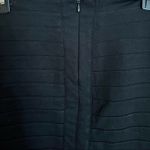 Dalia Collection  Black Mini Band Skirt with back zipper women’s size 8 Photo 2