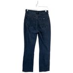 ROLLA'S Original High Rise Straight Jeans Size 27 Black Knee Rips High Rise Photo 3