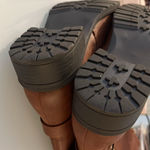 Shoe dazzle, brown scrunched boots with gold buckles and zippers size 10 Photo 7