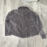 Kori  Grey Gray corduroy Jacket Coat small womens button up collared pockets Photo 2