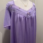 Only Necessities Purple Plus Size Midi Lace Photo 3