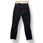 Abercrombie & Fitch  Women Curve Love Skinny Jeans Black 27 4R Distressed Raw Hem Photo 1