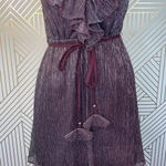 La Maison Talulah Reblossom Metallic Mini‎ Dress Purple Photo 4