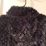 Simply Southern Women's Sherpa Style Faux Fur Pullover Jacket Black Size XXL Photo 8