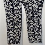 Old Navy  High Rise PIXIE Pants STRETCH Cotton FLORAL Women’s Size 14 Photo 4