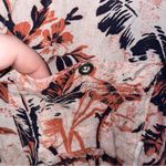 Free People  We the Free Floral Its A Vibe Button Down Shirt Size Small Photo 2