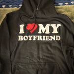 I love my bf hoodie Size M Photo 0