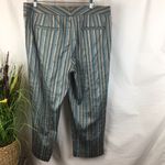 Lafayette 148  Blue & Silver Striped Capri pants Photo 2