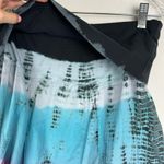 Y2K Tie Dye Midi Skirt Sz Large Foldover Waistband Photo 4