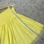 Modcloth A Little Ray of Sunshine Fit and Flare Dress Smocked Summer in Yellow L Photo 11